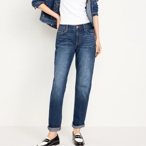 Old Navy Dark Blue Boyfriend Jeans